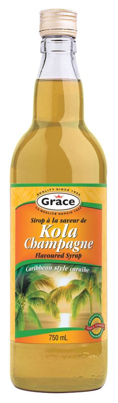 Grace Kola Champagne Syrup 750ml (25.3 Floz), 750ml — Caribbean Pantry at We Yone African Market
