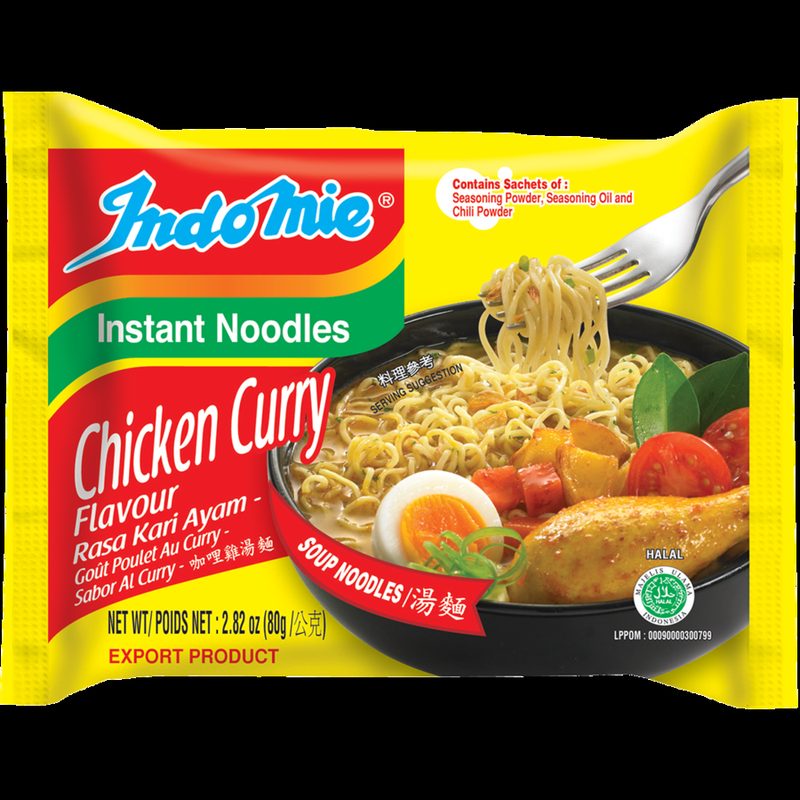 Indomie CHICKEN CURRY 30x2.8oz Case, 2.8oz — Noodles at We Yone African Market