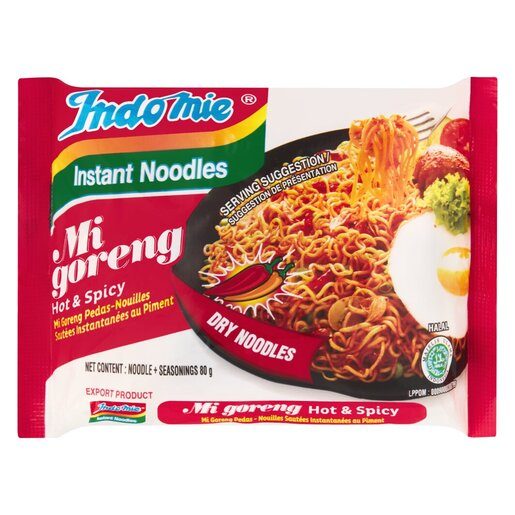 Indomie Hot & Spicy (80g), 80g — Noodles at We Yone African Market