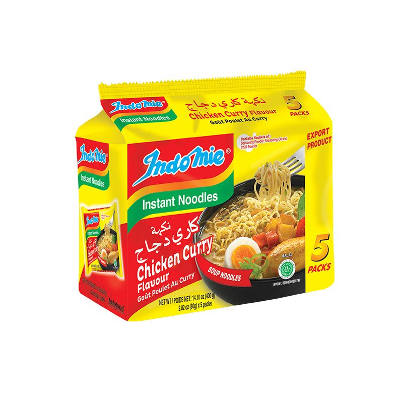 Indomie Instant Noodles Chicken Curry Flavor 5 Pack, 5 Pack — Noodles at We Yone African Market