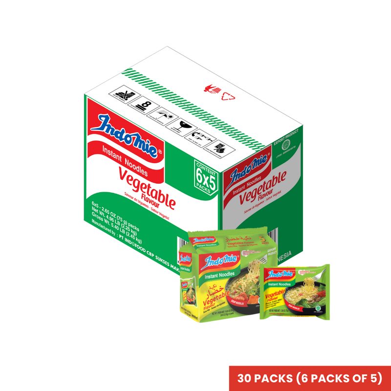 Indomie Vegetable Ndl 30x2.65oz Case, 2.65oz — Noodles at We Yone African Market
