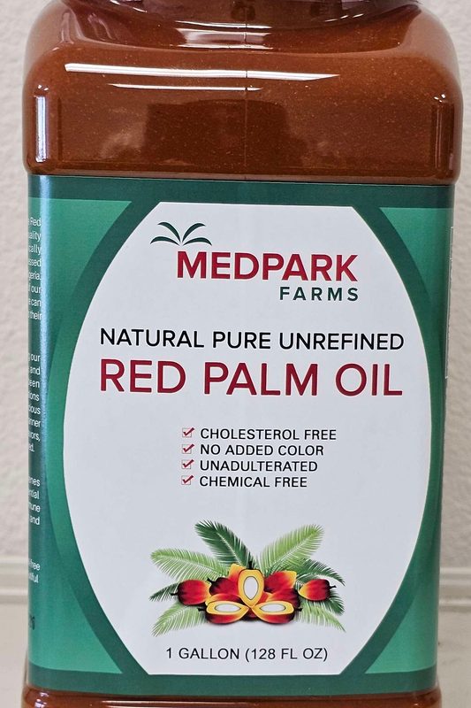 Medpark Farms Red Palm Oil (64 Fl Oz) 0.5 Gallon, 0.5 Gallon — Palm Oil at We Yone African Market