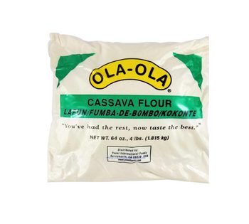 OLA OLA Cassava Flour LAFUN 4 Lbs, 4 Lbs — Fufu & Flour at We Yone African Market