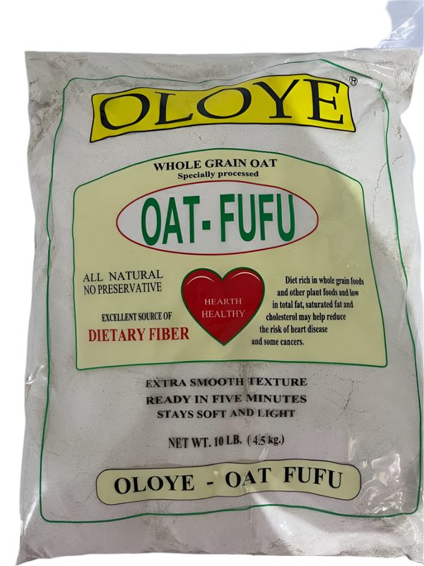 Oloye Oats Fufu 10lbs (4.5kg), 10lbs — Fufu & Flour at We Yone African Market