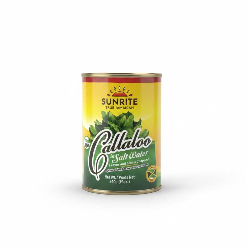 Sunrite Callaloo In Salt Water 540g (19oz), 540g — Caribbean Pantry at We Yone African Market