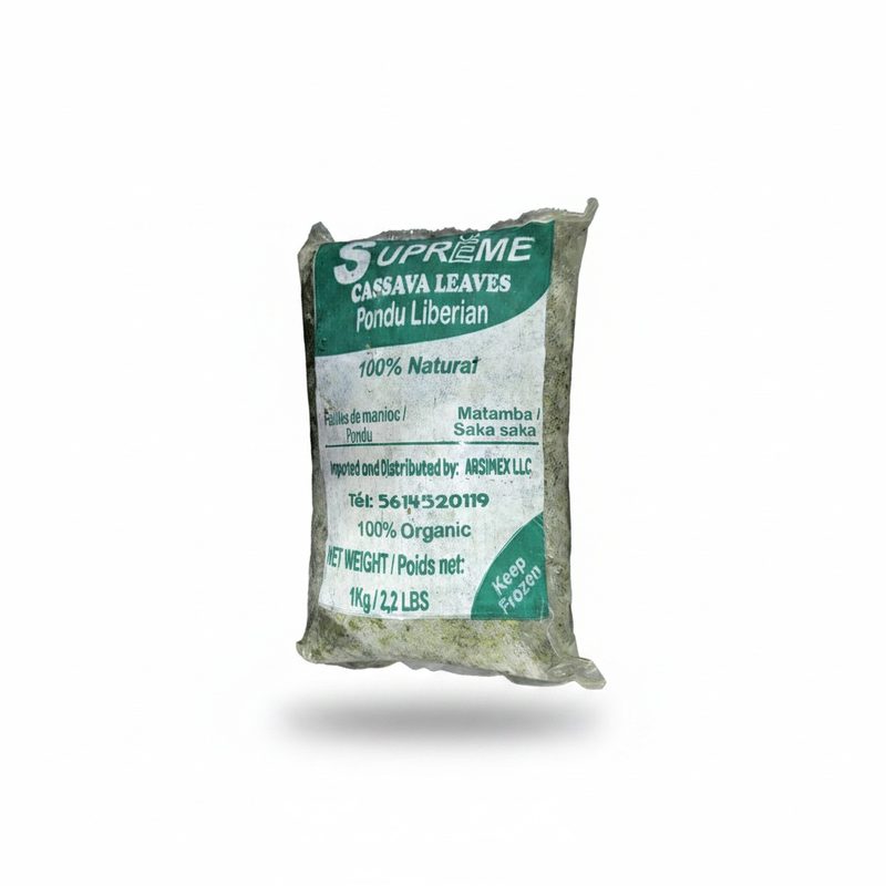 Supreme Cassava Leaves Liberian 2.2lbs, 2.2lbs — Frozen & Greens at We Yone African Market