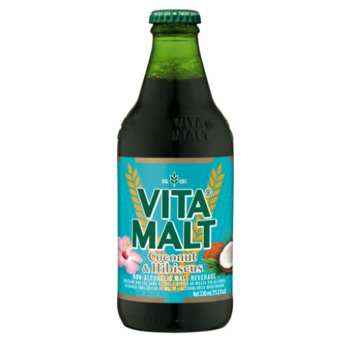Vita Malt Coconut & Hibiscus 11.2oz, 11.2oz — Drinks at We Yone African Market